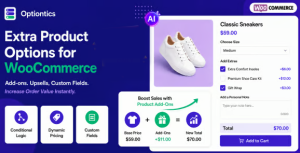 Extra Product option for woocommerce