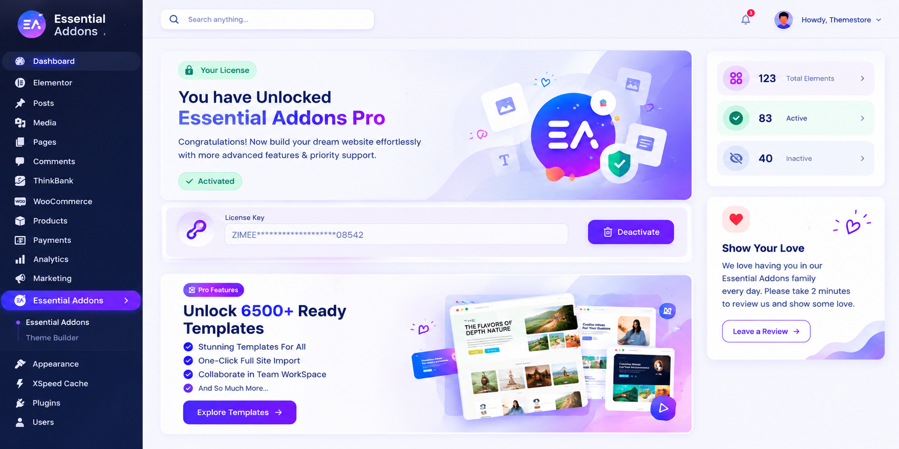 essentials addons for elementor pro